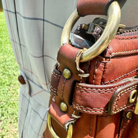 COACH Bleecker Legacy Turn Lock Shoulder Bag 65th Anniversary 2007 Whiskey 11127 - Picture 11 of 16